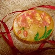 Мыло ручной работы “Орхидея“ фото