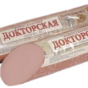 Колбаса Докторская целлофан ручная вязка