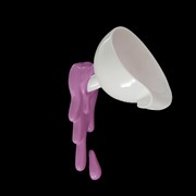Вешалка “Воронка с фиолетовой краской“ фото