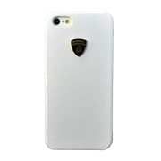 Крышка Lamborghini Diablo Leather для iPhone 5 белая фото