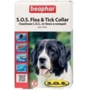 Ошейник S.O.S. Beaphar Биофар инсектоакарицидный для собак на 8 мес., 70 см