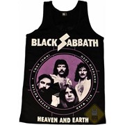 Майка Black Sabbath Heaven And Earth (черная и белая майка) фото