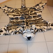 Коврик декоративный Леопард дымч. П-1543 фото