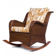 Кресло-качалка Casablanca с подушкой бамбук фотография