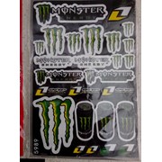 Листовка с наклейками Monster Energy 30X40 фото