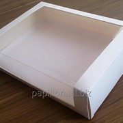 Упаковка из картона и пластика с поддоном фото