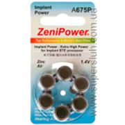 Батарейка ZeniPower A675P фото