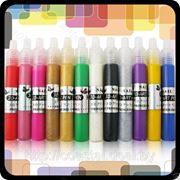 Набор 12 цветных ручек с акриловым гелем для дизайна ногтей фото