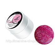 Цветной УФ-гель (с блёстками, Розовый, Sparkling Pink), 7,5 г фотография