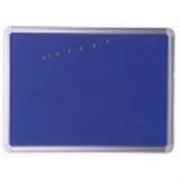 Доска 45*60 текстильная, синяя, в рамке (цена б/НДС) фото