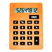 Калькулятор большой формат а4 20 кнопок оранжевый фотография