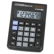 Калькулятор CITIZEN SDC-011S (8 разрядов) 120х87х22 фотография