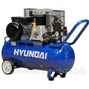 Компрессор Hyundai HY 2575, ременной, 3.0 л.с., 8 атм., объём ресивера 70 л, max произв.-ть 400 л/мин. фото