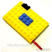 Блокнот LEGO желтый 10*14,5 см фото