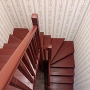 Лестница из сосны фото