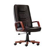Кресло руководителя МИНИСТР экстра для дома и офиса, (MINISTER Extra) в коже ECO фотография