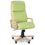 Кресло NADIR дерево для руководителя,дома и офиса, купить НАДИР Extra в коже ECO фотография