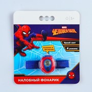 Налобный фонарик "ФОТОН", Marvel "Человек-паук", FD-82