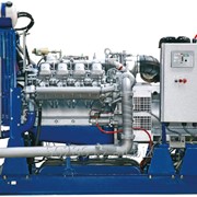 Стационарный дизельный электроагрегат АД30С-Т400-2Р на открытой раме фото