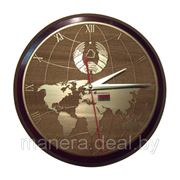 Настенные часы Сувенир "Карта мира с гербом РБ"