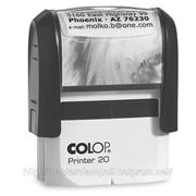 Штамп COLOP Printer 20 + клише фотография