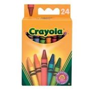 24 разноцветных стандартных восковых мелка, Crayola