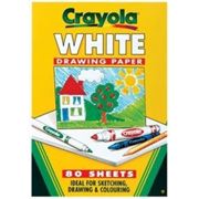 Блокнот для рисования, белая бумага А4, Crayola фотография