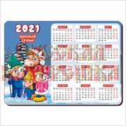 Календарь деревянный. Символ года 2021, нг21-к2-002 фото