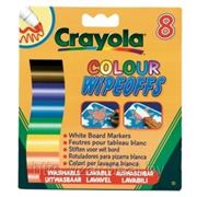 8 стираемых фломастеров для письма на доске, Crayola фото