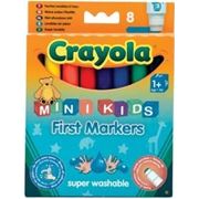 8 легко смываемых широких фломастеров, Crayola фотография