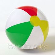 Надувной мяч “Цветные Полоски“ Intex 59010 41 см фотография