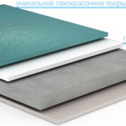 Рельефный фиброцементный (хризотилцементный) лист Олис-цвет Шелк фото