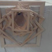 Рамы из деревянного багета фото