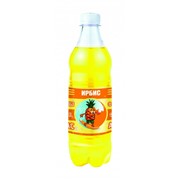 Напиток с соком и витаминами Ирбис Аромат ананаса, газированный, 0,5 л., ПЭТ (6 шт. в упаковке) фотография