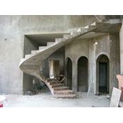 Монолитные бетонные лестницы фото