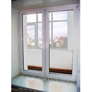 Окно ПВХ 1800*1500 пластиковое в спальню ческой планировки. фотография