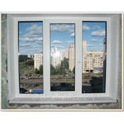 Окно ПВХ 1600*2300 платиковое в зал брежневской, хрущевской планировки фото