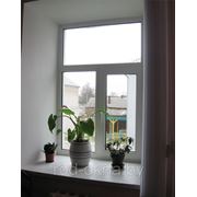 Окно (ПВХ) 1400*1300 пластиковое в кухню или спальню фото