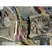 Очистка компьютера от пыли фото