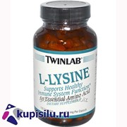 Аминокислота L-Lysine 500 мг. Twinlab фото