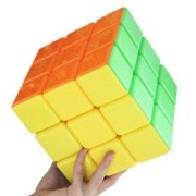 Кубик Рубика HeShu 3x3 18 cm Color фото
