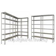 Стелажи металлические (торговые и складские) фото