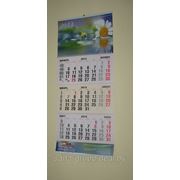 Календари квартальные “стандарт“ (3 пружины, 1 рекламное поле) фото