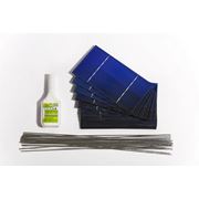 Набор поликристаллических пластин для самостоятельной сборки солнечной батареи на 65W фото