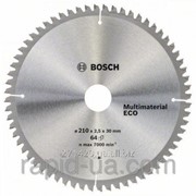 Пила дисковая по дереву Bosch 210x30x64z Multi ECO фотография