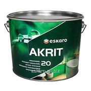 Особо прочная моющаяся полуматовая краска для стен Eskaro Akrit 20 фотография