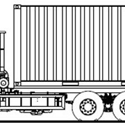 Автомобиль-контейнеровоз Модель 636513, 636426