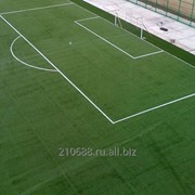 Покрытия спортивные искусственные, Бесшовные резиновые покрытия, Искусственный газон для футбола фото
