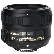 Объектив Nikon 50mm f 1.8G AF-S Nikkor фотография