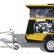 Передвижные компрессоры KAESER с дизельным двигателем серии MOBILAIR M 36 – M 350, с системой подготовки сжатого воздуха и генератором фото